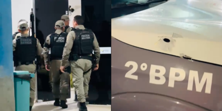 Troca de tiros com a PM deixa dois homens feridos na madrugada em Grossos